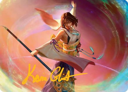 Yuna, Grand Summoner Art Card (Gold-Stamped Signature) (AAFIN-022)