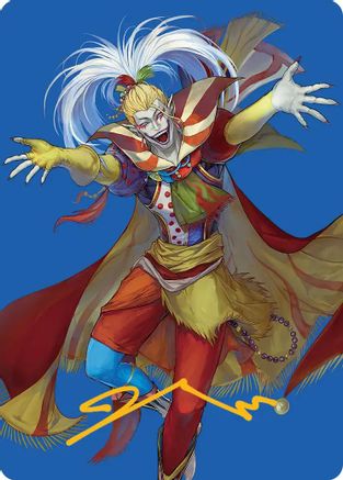 Kefka, Court Mage Art Card (Gold-Stamped Signature) (AAFIN-046)