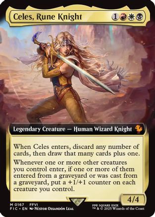 Celes, Rune Knight (Extended Art) (FIC-167) (Foil)