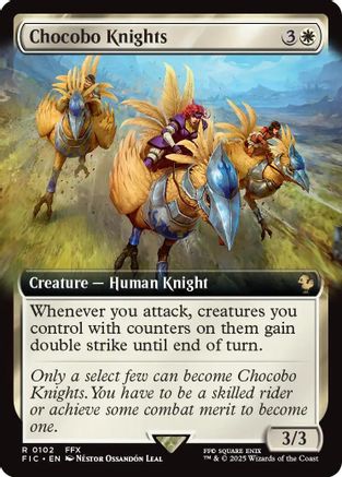 Chocobo Knights (Extended Art) (FIC-102) (Foil)