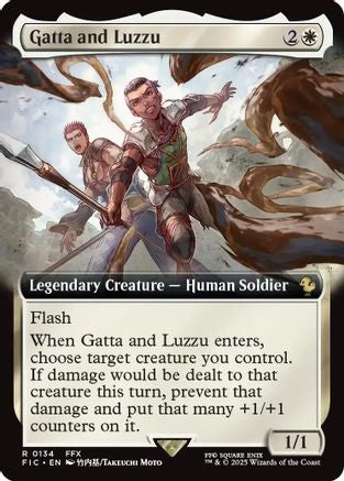 Gatta and Luzzu (Extended Art) (FIC-134) (Foil)