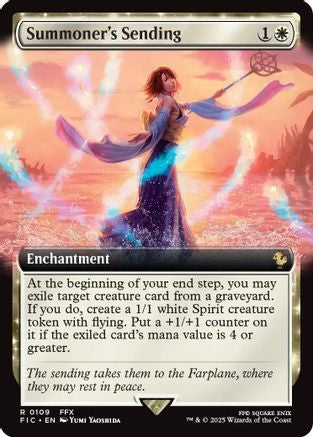 Summoner's Sending (Extended Art) (FIC-109) (Foil)
