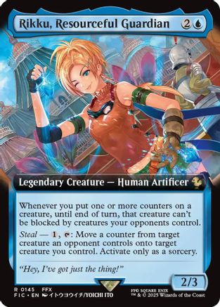 Rikku, Resourceful Guardian (Extended Art) (FIC-145) (Foil)