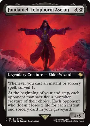 Fandaniel, Telophoroi Ascian (Extended Art) (FIC-146) (Foil)