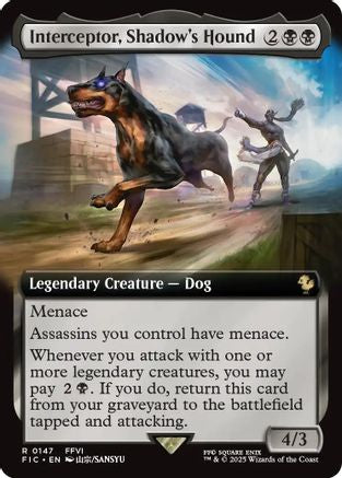 Interceptor, Shadow's Hound (Extended Art) (FIC-147) (Foil)