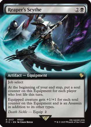 Reaper's Scythe (Extended Art) (FIC-117) (Foil)