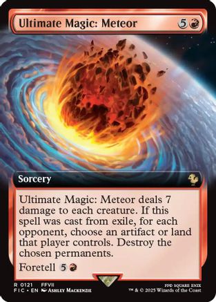 Ultimate Magic: Meteor (Extended Art) (FIC-121) (Foil)