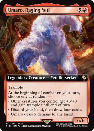 Umaro, Raging Yeti (Extended Art) (FIC-156) (Foil)