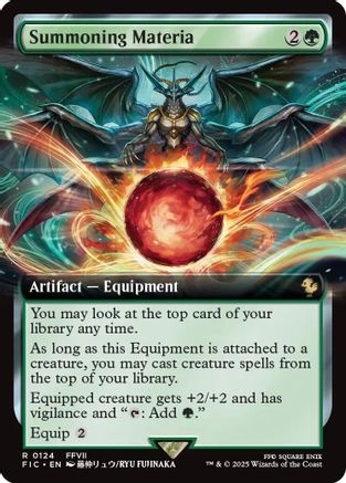 Summoning Materia (Extended Art) (FIC-124) (Foil)