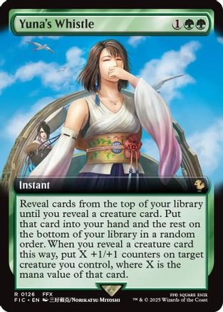 Yuna's Whistle (Extended Art) (FIC-126) (Foil)