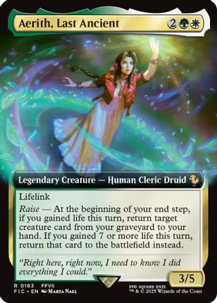 Aerith, Last Ancient (Extended Art) (FIC-163) (Foil)
