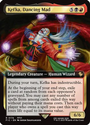 Kefka, Dancing Mad (Extended Art) (FIC-174) (Foil)