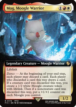 Mog, Moogle Warrior (Extended Art) (FIC-179) (Foil)