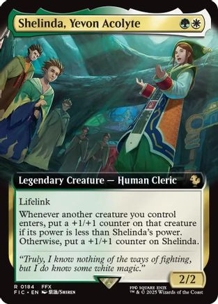 Shelinda, Yevon Acolyte (Extended Art) (FIC-184) (Foil)