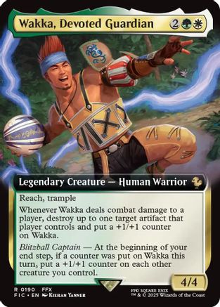 Wakka, Devoted Guardian (Extended Art) (FIC-190)
