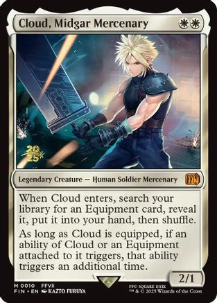 Cloud, Midgar Mercenary (PRE-010) (Foil)