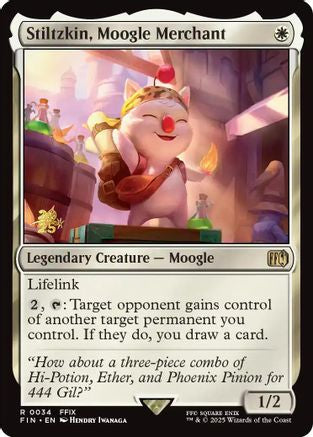 Stiltzkin, Moogle Merchant (PRE-034) (Foil)