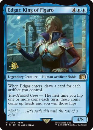 Edgar, King of Figaro (PRE-051) (Foil)