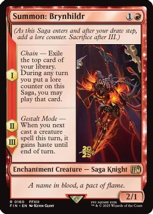 Summon: Brynhildr (PRE-160) (Foil)