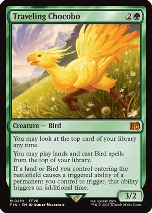 Traveling Chocobo (PRE-210) (Foil)