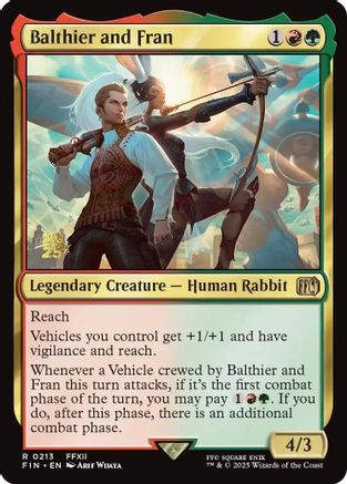 Balthier and Fran (PRE-213) (Foil)