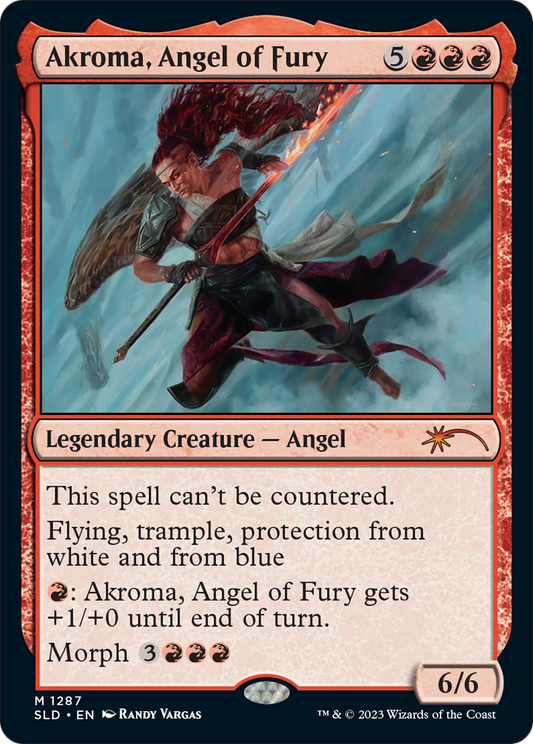 Akroma, Angel of Fury (SLD-1287) (Foil)