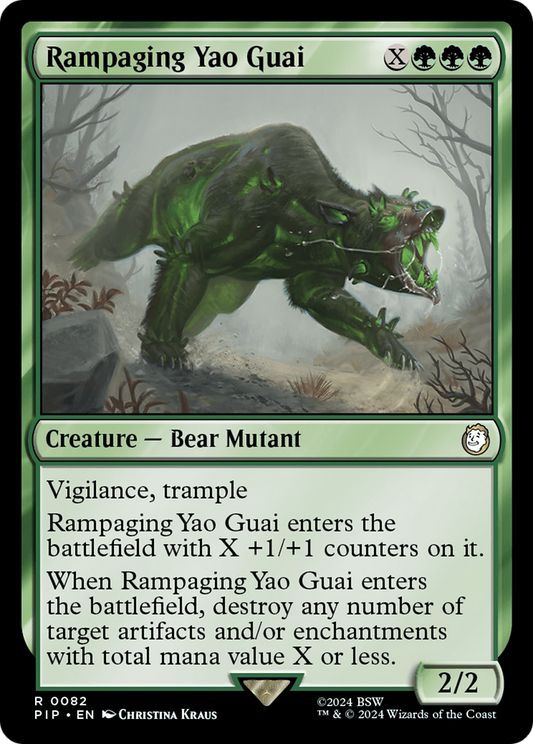 Rampaging Yao Guai (PIP-082) (Foil)