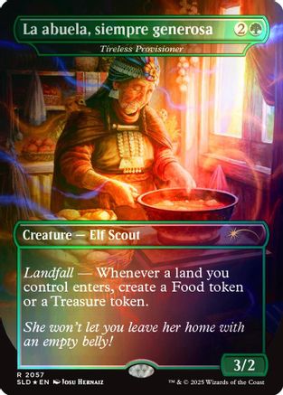 La abuela, siempre generosa - Tireless Provisioner (Rainbow Foil) (SLD-2057)