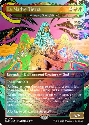 La Madre Tierra - Xenagos, God of Revels (Rainbow Foil) (SLD-2061)