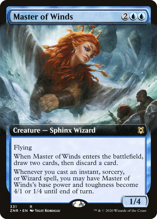 Master of Winds (ZNR-331) (Extended Art) (Foil)