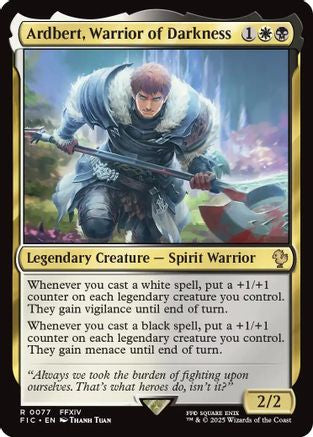 Ardbert, Warrior of Darkness (Surge Foil) (FIC-077)
