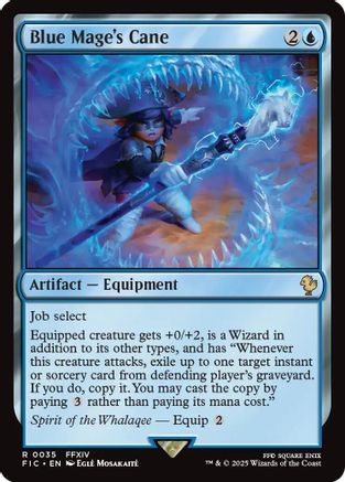 Blue Mage's Cane (Surge Foil) (FIC-035)