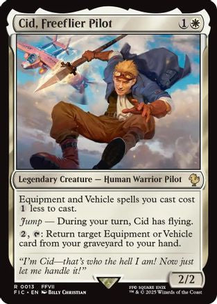 Cid, Freeflier Pilot (Surge Foil) (FIC-013)