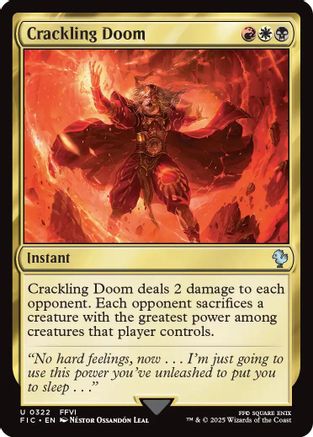 Crackling Doom (Surge Foil) (FIC-322)