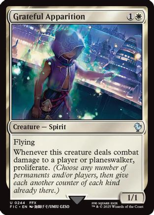 Grateful Apparition (Surge Foil) (FIC-244)