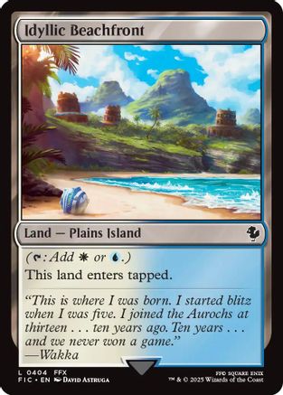 Idyllic Beachfront (Surge Foil) (FIC-404)