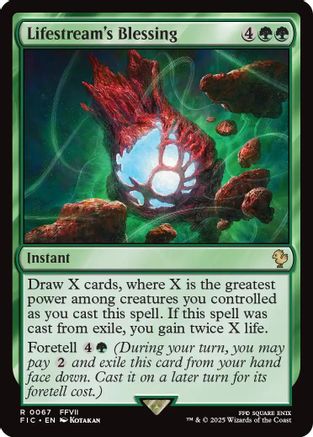Lifestream's Blessing (Surge Foil) (FIC-067)