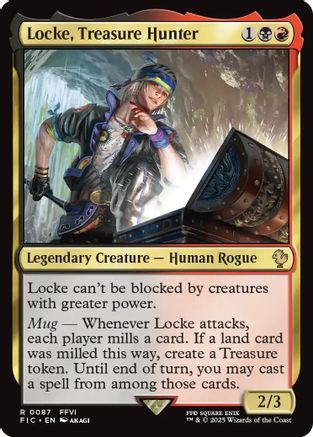 Locke, Treasure Hunter (Surge Foil) (FIC-087)
