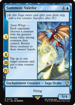 Summon: Valefor (Surge Foil) (FIC-042)