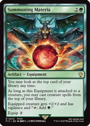 Summoning Materia (Surge Foil) (FIC-072)