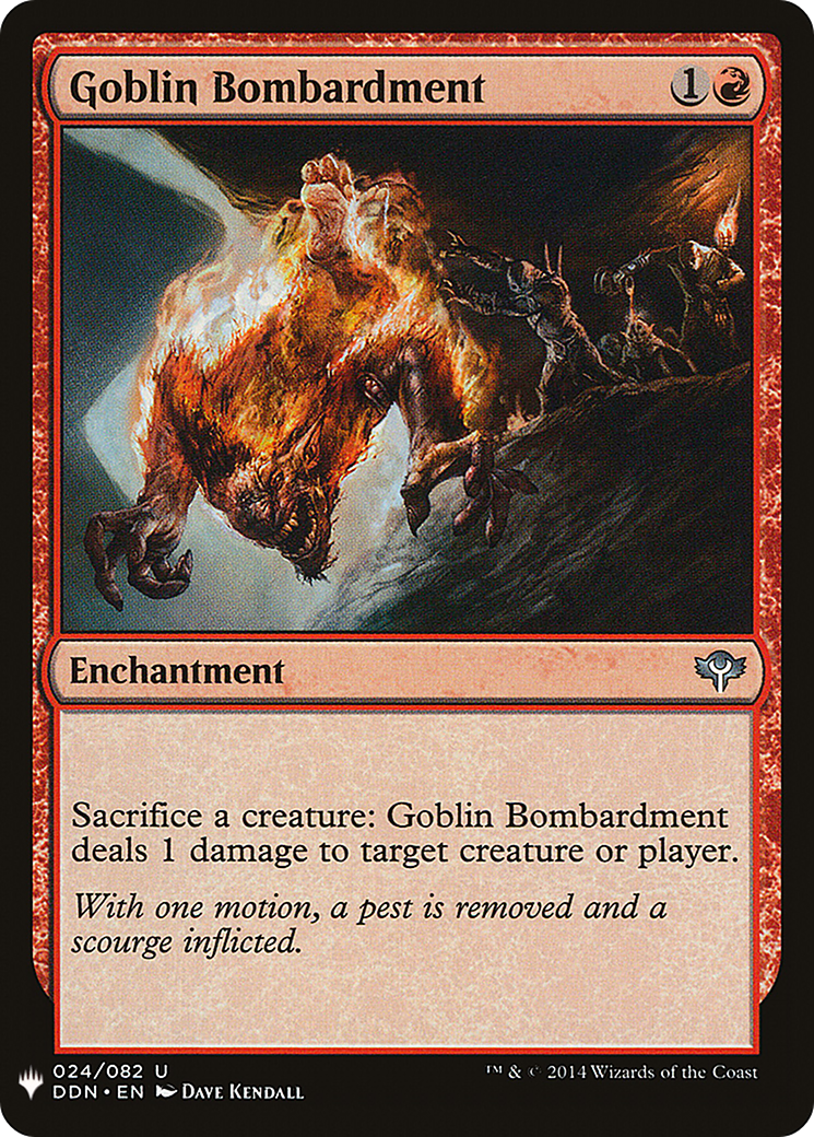 Goblin Bombardment (LIST-DDN-24)