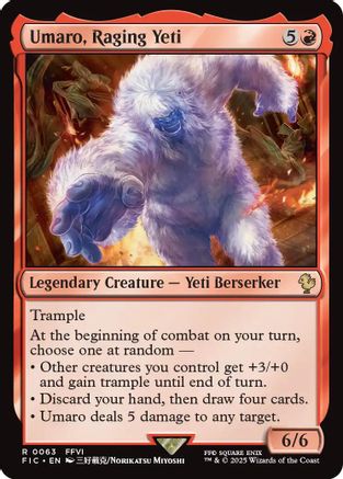 Umaro, Raging Yeti (Surge Foil) (FIC-063)