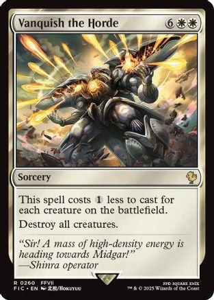 Vanquish the Horde (Surge Foil) (FIC-260)