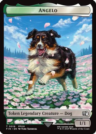Angelo // Darkstar Double-Sided Token (FIN-19 // 20) (Foil)