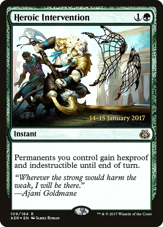 Heroic Intervention (PRE-109S) (Foil)