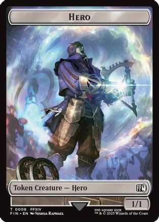 Hero (0008) // Frog Double-Sided Token (FIN-8 // 18) (Foil)
