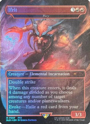 Ifrit - Fury (Rainbow Foil) (SLD-7007)