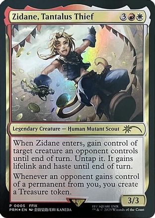 Zidane, Tantalus Thief (PW25-005) (Foil)