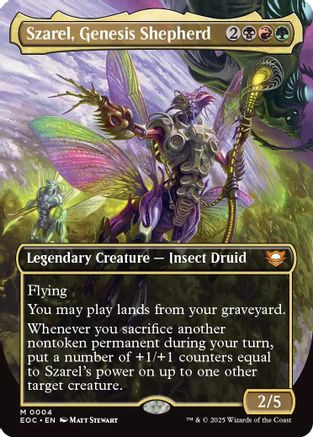 Szarel, Genesis Shepherd (Borderless) (EOC-004) (Foil)