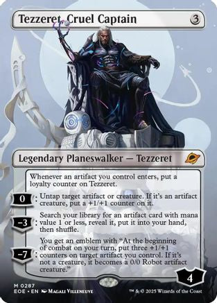 Tezzeret, Cruel Captain (Borderless) (EOE-287)